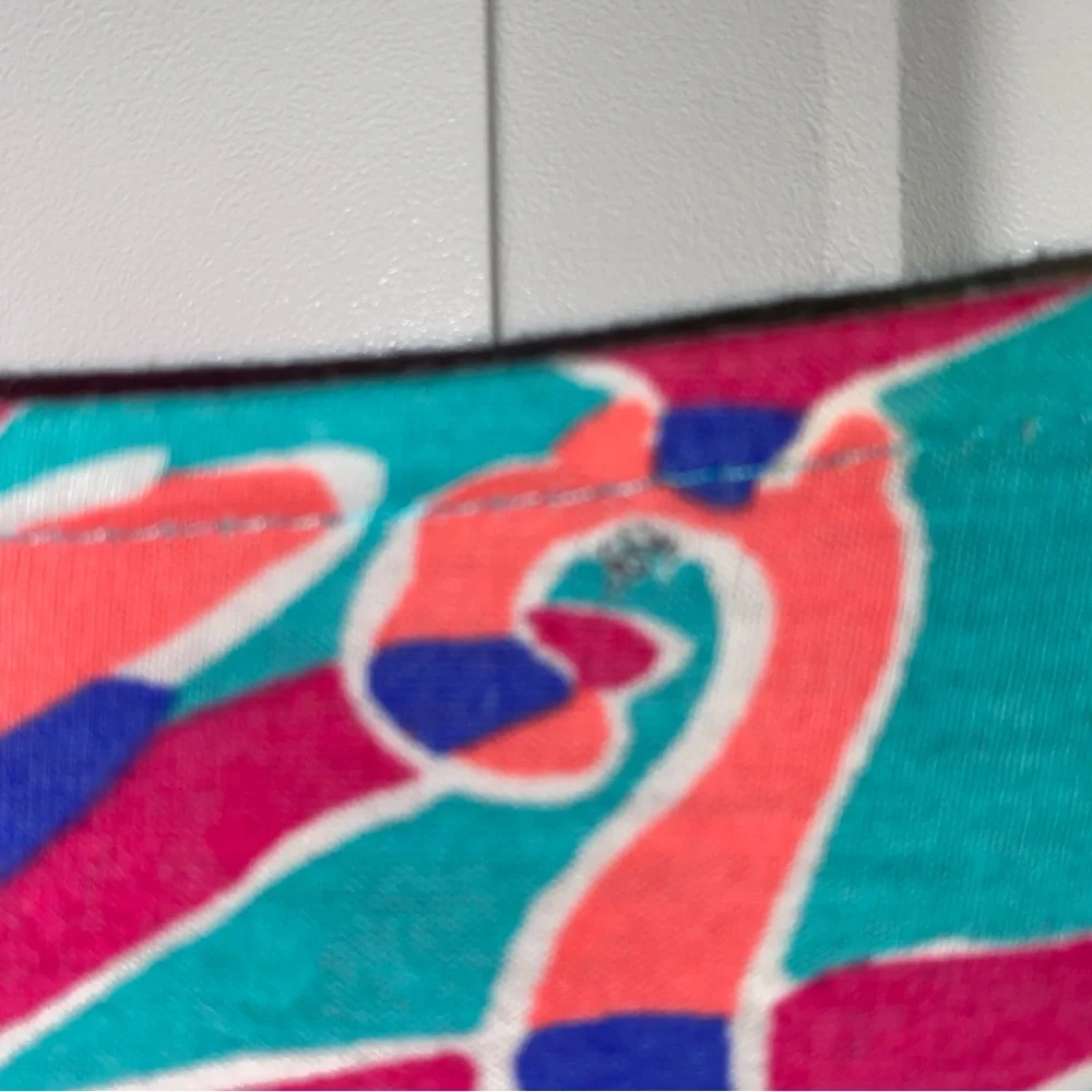 Lilly Pulitzer XS‎ Swimsuit Coverup Poncho Floral Pima Cotton